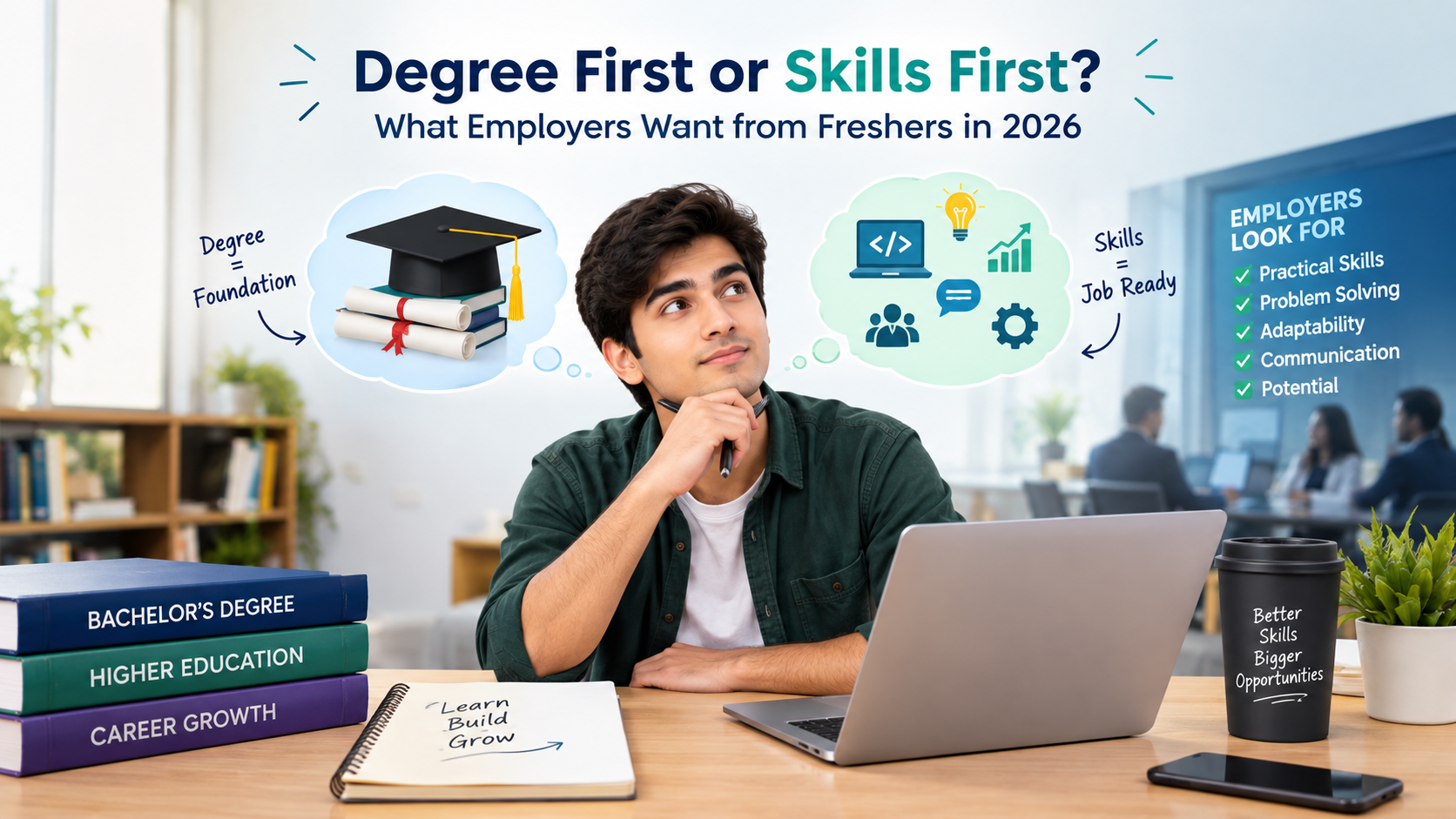 Degree First or Skills First? What Employers Want from Freshers in 2026